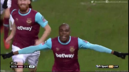 All Goals & Highlights - West Ham United 2-1 Liverpool 09.02.2016 HD