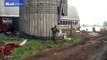 This man knocked down a silo using only a sledgehammer
