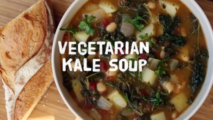 Vegetarian Recipes - How to Make Kale Soup