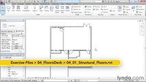 04 01. Adding structural floors to the project - House in Revit Architecture