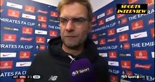 West Ham 2-1 Liverpool - Jurgen Klopp Post Match Interview - FA Cup 2016