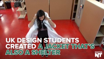 Students Design A 3-In-1 Jacket, Tent And Sleeping Bag