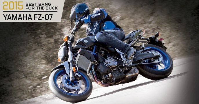 2015 Best Bang for the Buck MOTY Winner: Yamaha FZ-07