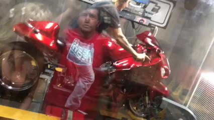 red hayabusa on dyno