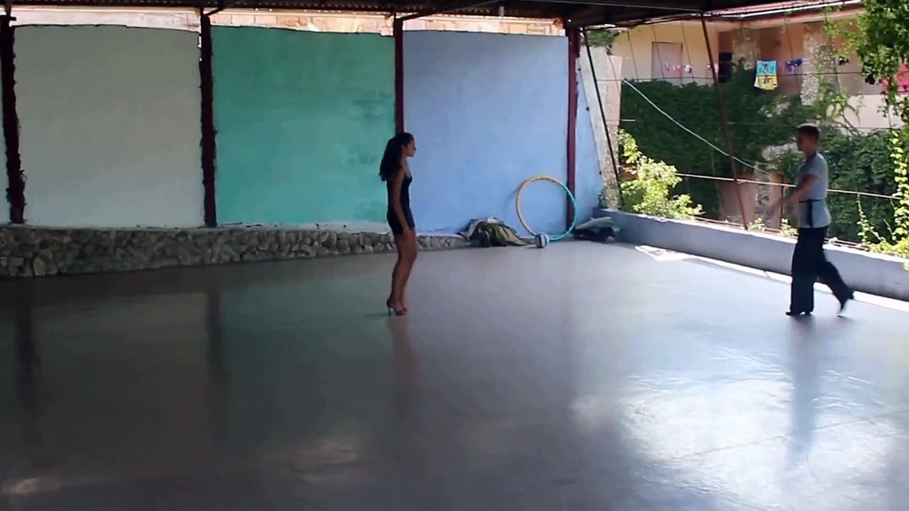 Super model Alexandra and partner - Latin Dance