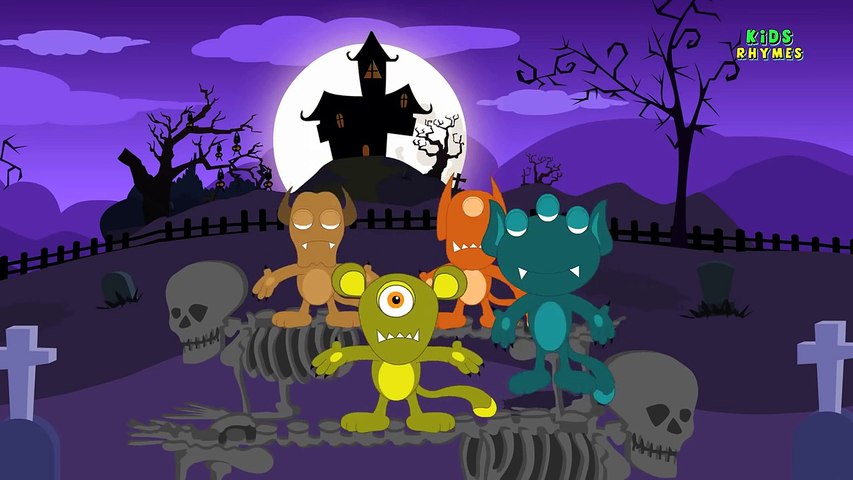Five Little Monsters | Halloween song