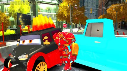 Disney cars Tokyo Mater, Yokoza Superman, Hulkbuster Nursery Rhymes Children s Songs