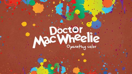 Educational cartoon for children. Lets colour a Truck Crane. Doctor MacWheelie.