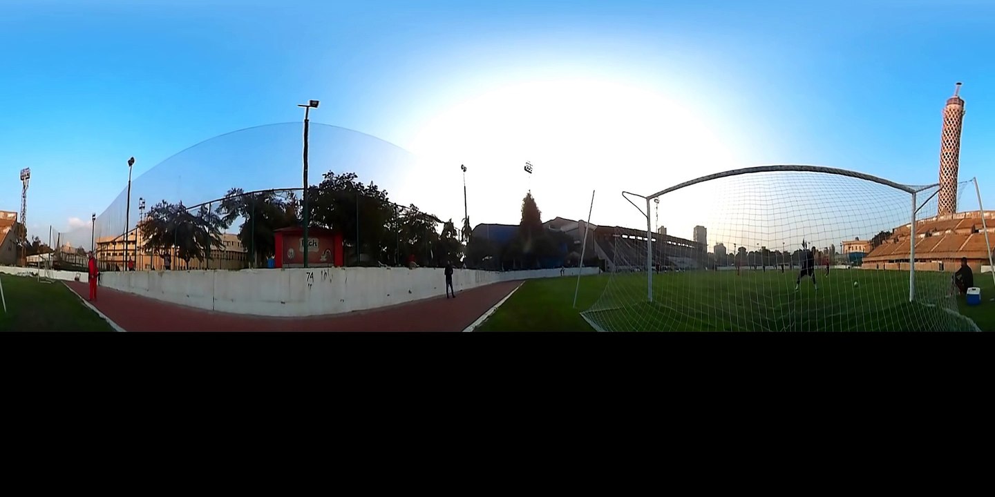 our training session by 360° video feature