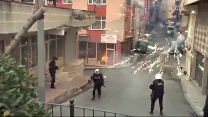 Okmeydanı savaş alanına döndü