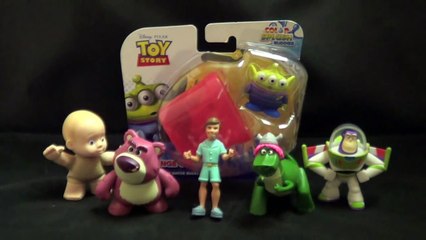 Toy Story Color Splash Buddies Color Changing Toys with Buzz Lightyear and Partysaurus Rex