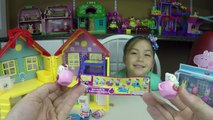 BIG PEPPA PIG HOUSE PLAYSET TOY   GIANT PEPPA PIG SURPRISE EGG   Cute Hello Kitty Surprise Eggs Toy