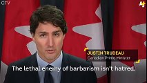 “The people terrorized by ISIL every day don't need our vengeance, they need our help.” Justin Trudeau is pulling Canada