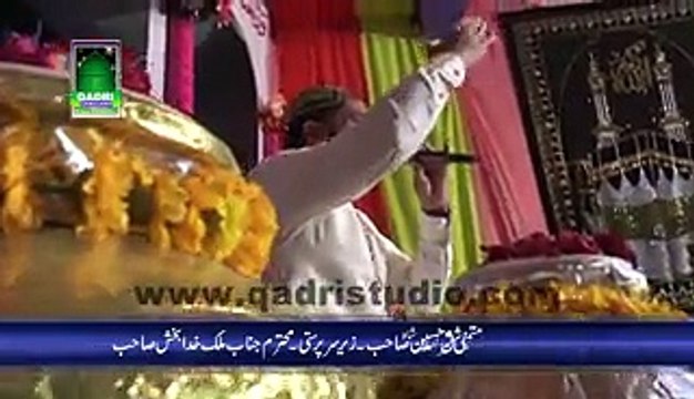 Mangte tere dar de New Naat by Qari Shahid Mahmood Qadri at Mehfil naat Iqbal colony Sargodha 2015