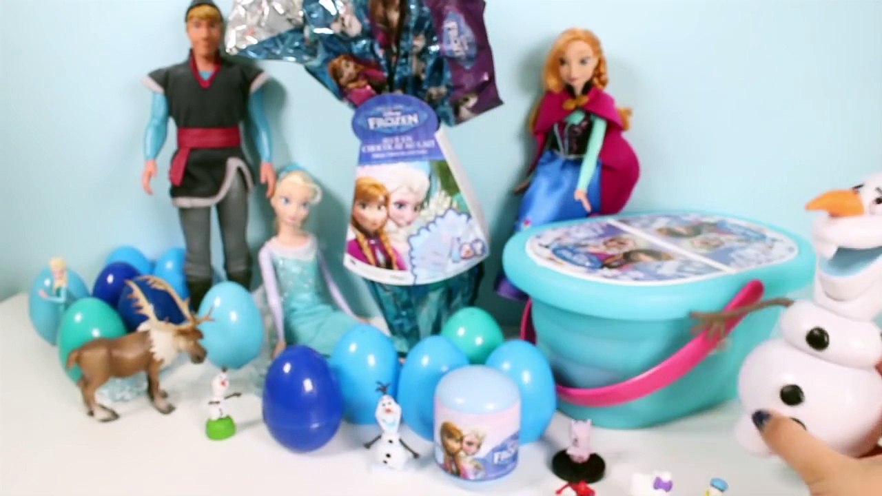 FROZEN EGG Frozen Osterei Frozen Easter Egg Frozen Picnic Basket Surprise Eggs Huevo de Pascua