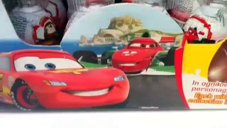 Cars 2 Surprise Eggs Unboxing Kinder Surprise Disney Pixar Pack of 24 Easter Eggs