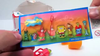 SpongeBob Kinder Surprise Eggs Unboxing with toy gift - Kinder sorpresa huevo juguete regalo
