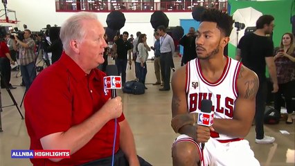 Derrick Rose - Interview | Sep. 28, 2015 | 2015 NBA Media Day