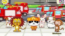 Little Fireman Baby Panda Game for Kids Baby Bus Full HD Video