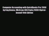 (PDF Download) Computer Accounting with QuickBooks Pro 2008 by KayDonna. (McGraw-Hill/Irwin2008)