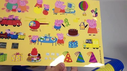 Peppa Pig Table Top Easel Chalkboard DIY Coloring Drawing Peppa Pig Toys