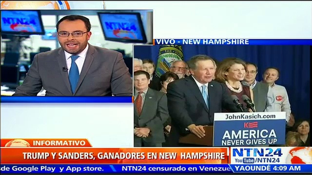 Estratega demócrata asegura en NTN24 que triunfo de Sanders y Trump podría deberse a que son "independientes"