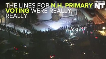 Massive Voter Turnout At New Hampshire Primary
