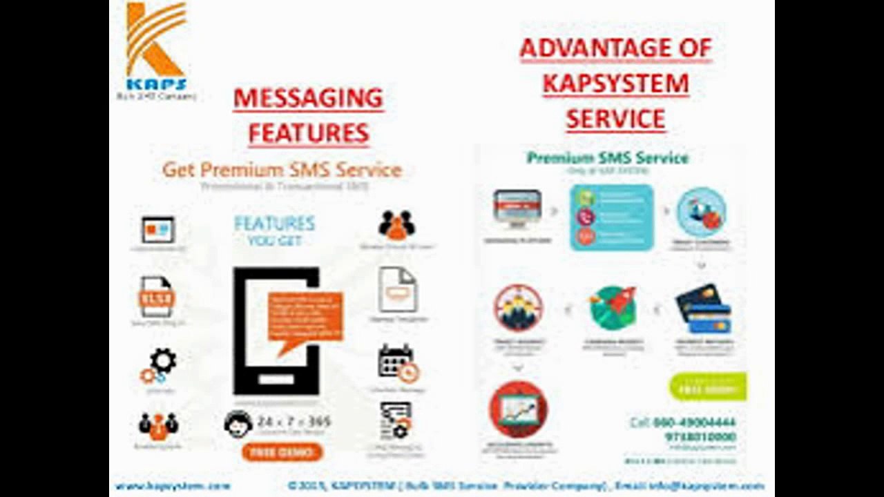 Bulk SMS Services Provider Company - KAPSYSTEM
