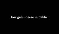 How Girls Sneeze (In public vs. at home) Zaid Ali T Shahveer Jafry sham idrees Funny video funny clip funny Comedy Prank funny Fail funny Compilition funny Vine new funny latest funny