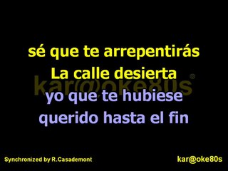 karaoke Como pudiste hacerme esto a mi  Alaska