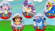 Finger Family Dora the Explorer Surprise Eggs Dora Kinder Daddy Finger Song