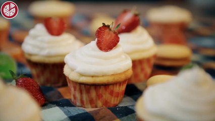 Капкейки со сливочным кремом