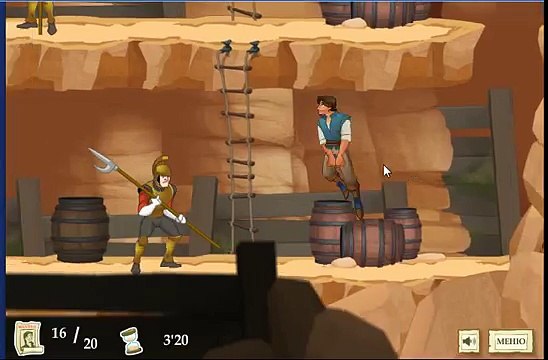 мультик игра рапунцель игра для детей двойная переделка Флин и пещеры часть 2