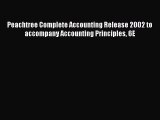 [PDF Download] Peachtree Complete Accounting Release 2002 to accompany Accounting Principles