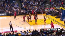 Dwight Howard Shakes the Backboard - Rockets vs Warriors - February 9, 2016 NBA 2015 16 Season