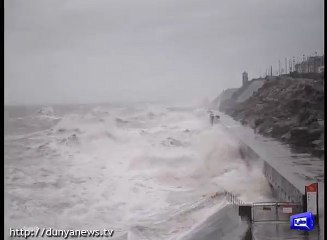 Storm Imogen inundates streets, roads in Britain.