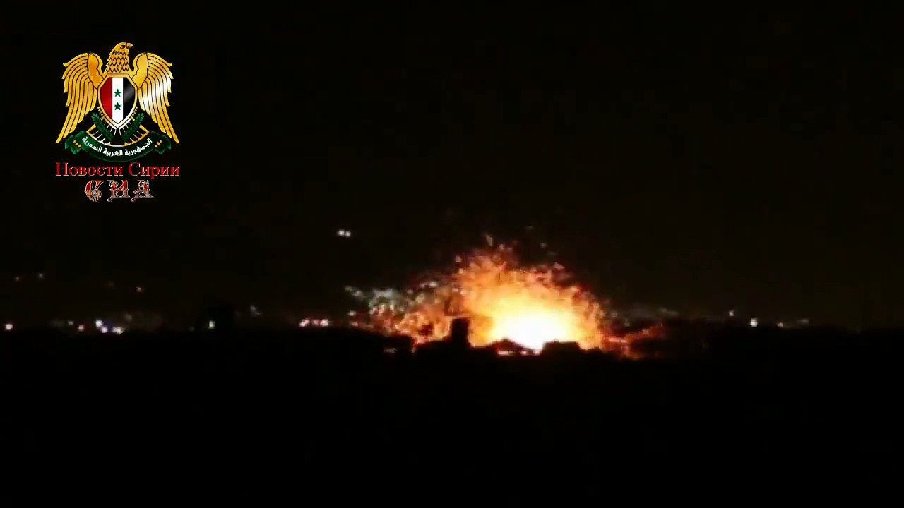 Russian airstrikes by night