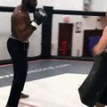 Jon Bones Jones Training Some Seriously Deadly Kicks With Coach Winklejon