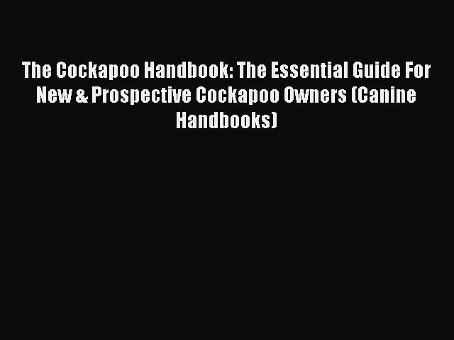 the cockapoo handbook