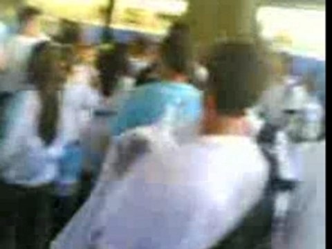 OM -SOCHAUX ARRIVER A LA GARE DE PARIS