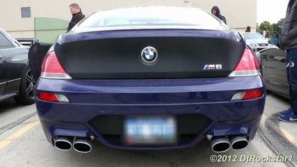 BMW M6 V10 Eisenmann Exhaust, Straight Pipes, Decatted. Heart Pounding!!!