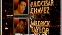 BUILD UP JULIO CESAR CHAVEZ VS MELDRICK TAYLOR I