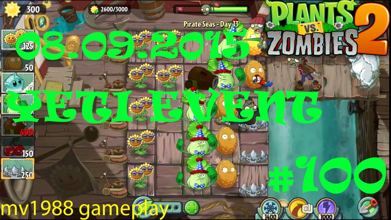 Plants Vs. Zombies 2 - Yeti Event 006 Gameplay HD (part #100)
