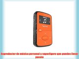SanDisk SDMX26-008G-G46O Reproductor MP3 de 8 GB naranja