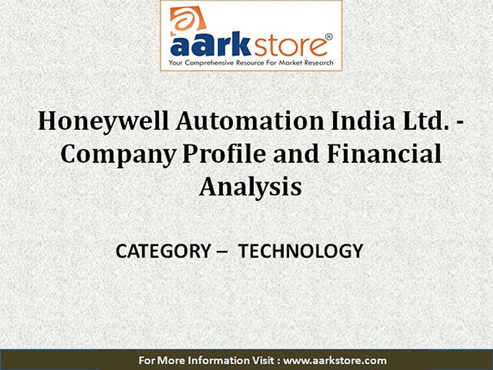 Honeywell Automation India Ltd Company Profile and Financial Analysis