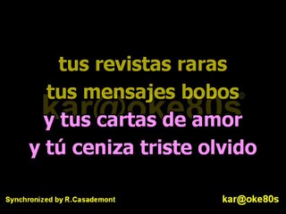 karaoke Voy a Quemarlo Todo Malú