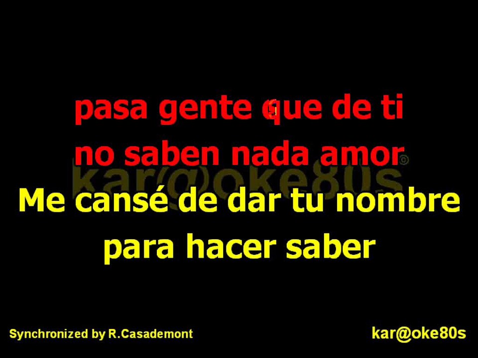 karaoke Llanto Lloro Malú