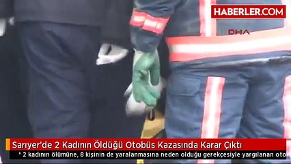 İki Kişinin Öldüğü Otobüs Kazasında Şoföre 7,5 Yıl Hapis