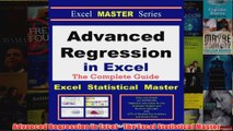 Download PDF  Advanced Regression in Excel  The Excel Statistical Master FULL FREE