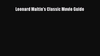 [PDF Download] Leonard Maltin's Classic Movie Guide [Download] Online